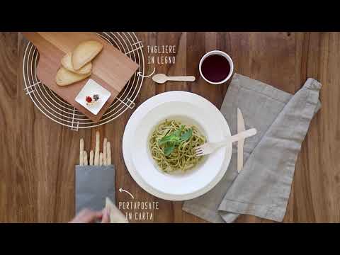 Video su: apparecchiare una tavola con tutto bio 