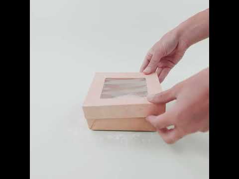 Video su:  scatola per alimenti con finestra 