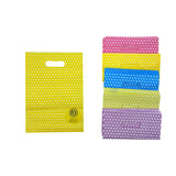 Sacchettini di plastica colorati a pois bianchi 