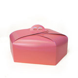 Scatola esagonale rosa porta panettone 