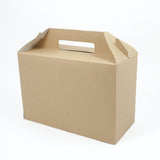 Scatola meal box in cartone color avana