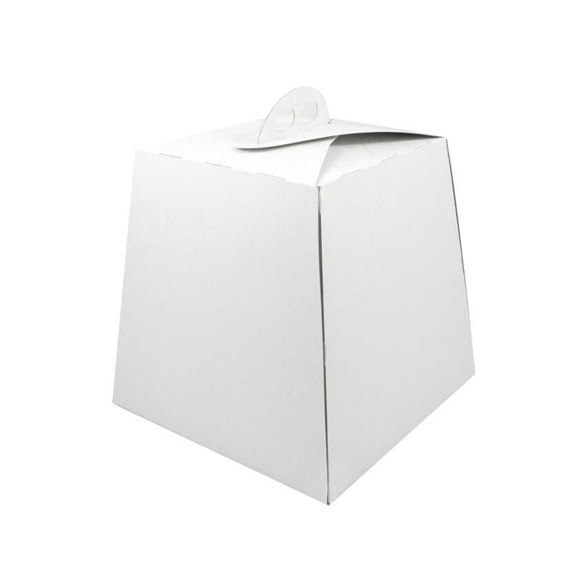 Scatola di cartone bianco per pandoro