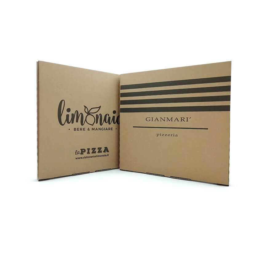 Scatole per pizza avana personalizzate 