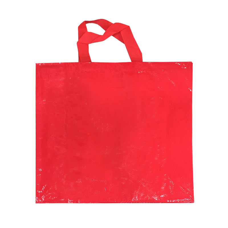 Shopper rossa riutilizzabile in plastica 