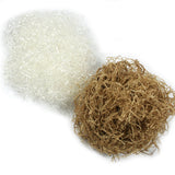 Truciolo di plastica trasparente e truciolo avana